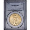 Image 1 : 1920 $20 MS63 PCGS. Frosty and richly toned, this bold