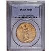 Image 1 : 1922 $20 MS64 PCGS. The bright peach-gold and mint-gre