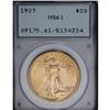 Image 1 : 1923 $20 MS61 PCGS. Variegated shades of rose and oran