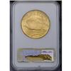 Image 2 : 1924 $20 MS63 NGC. Struck in bright yellow-gold with a