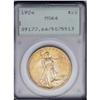 Image 1 : 1924 $20 MS64 PCGS. While near-Gem examples of this is