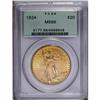 Image 3 : 1924 $20 MS66 PCGS. Beautifully frosted with nary a di