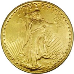 1924-S $20 MS64 PCGS. While far from the overall rarit