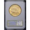 Image 2 : 1925 $20 MS64 NGC. Pale golden colored with high-end s