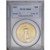Image 1 : 1927 $20 MS64 PCGS. This olive-gold double eagle has s