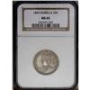 Image 3 : 1893 25C Isabella Quarter MS65 NGC. Beautiful steel-gr 1893[25C] Isabella Quarter MS65 NGC.