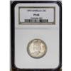 Image 3 : 1893 25C Isabella Quarter PR63 NGC. A scant 103 proofs 1893[25C] Isabella Quarter PR63 NGC.