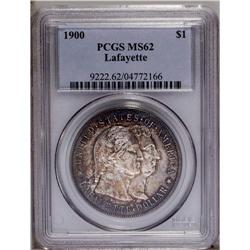 1900 S$1 Lafayette Dollar MS62 PCGS. DuVall 2-C. Brill 1900[img border='0' src='http://www.heritagec