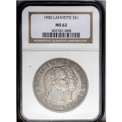 1900 S$1 Lafayette Dollar MS62 NGC. DuVall 1-B. Deep d 1900[img border='0' src='http://www.heritagec