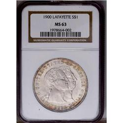 1900 S$1 Lafayette Dollar MS63 NGC. DuVall 1-B. Well s 1900[img border='0' src='http://www.heritagec