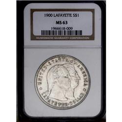 1900 S$1 Lafayette Dollar MS63 NGC. DuVall 1-B. Lustro 1900[img border='0' src='http://www.heritagec