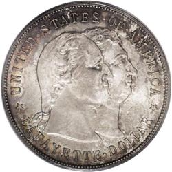 1900 S$1 Lafayette Dollar MS64 PCGS. DuVall 2-C. The v 1900[img border='0' src='http://www.heritagec