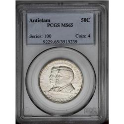 1937 50C Antietam MS65 PCGS. Whispers of yellow-gold p 1937[50C] Antietam MS65 PCGS.