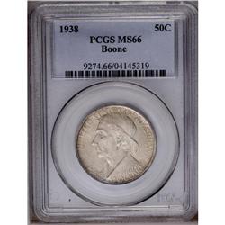 1938 50C Boone MS66 PCGS. Milky gray and olive-gold pa 1938[50C] Boone MS66 PCGS.