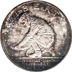 1925-S 50C California MS66 PCGS. Deep, mottled violet 1925-S[50C] California MS66 PCGS.