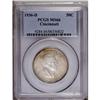 Image 1 : 1936-D 50C Cincinnati MS66 PCGS. Pastel ivory and gold 1936-D[50C] Cincinnati MS66 PCGS.