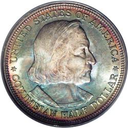 1892 50C Columbian MS65 PCGS. A lovely Gem example tha 1892[50C] Columbian MS65 PCGS.