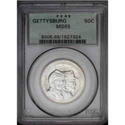 1936 50C Gettysburg MS65 PCGS. Lightly toned, highly l 1936[50C] Gettysburg MS65 PCGS.