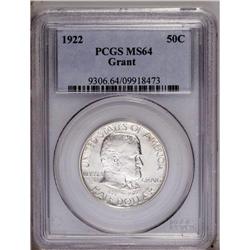 1922 50C Grant no Star MS64 PCGS. Untoned with gleamin 1922[50C] Grant No Star MS64 PCGS.