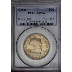 1922 50C Grant no Star MS66 PCGS. Dazzling luster radi 1922[50C] Grant No Star MS66 PCGS.
