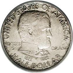 1922 50C Grant with Star MS64 PCGS. This Grant with St 1922[50C] Grant with Star MS64 PCGS.