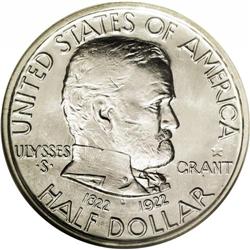 1922 50C Grant with Star MS64 NGC. Brilliant surfaces 1922[50C] Grant With Star MS64 NGC.