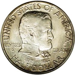 1922 50C Grant with Star MS65 NGC. One of only 4,256 p 1922[50C] Grant with Star MS65 NGC.