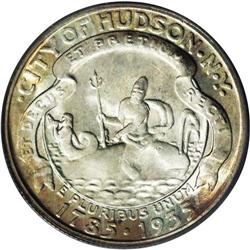 1935 50C Hudson MS66 PCGS. Iridescent peripheral tonin 1935[50C] Hudson MS66 PCGS.