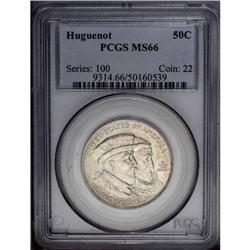 1924 50C Huguenot MS66 PCGS. Brilliant with amber and 1924[50C] Huguenot MS66 PCGS.