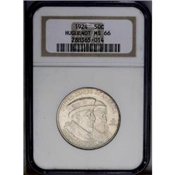 1924 50C Huguenot MS66 NGC. This is a frosty and lustr 1924[50C] Huguenot MS66 NGC.