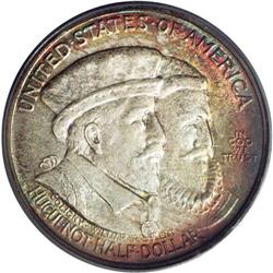 1924 50C Huguenot MS67 PCGS. A magnificent Superb Gem 1924[50C] Huguenot MS67 PCGS.