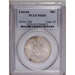1918 50C Lincoln MS65 PCGS. Wisps of light gold-tan co 1918[50C] Lincoln MS65 PCGS.