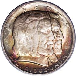 1936 50C Long Island MS67 PCGS. The obverse displays a 1936[50C] Long Island MS67 PCGS.