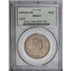 1921 50C Missouri 2x4 MS64 PCGS. Both sides are draped 1921[50C] Missouri 2x4 MS64 PCGS.
