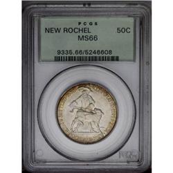 1938 50C New Rochelle MS66 PCGS. Radiantly lustrous su 1938[50C] New Rochelle MS66 PCGS.