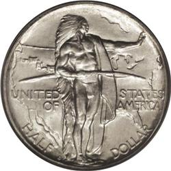 1934-D 50C Oregon MS67 PCGS. Essentially mark-free wit 1934-D[50C] Oregon MS67 PCGS.