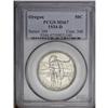 Image 3 : 1934-D 50C Oregon MS67 PCGS. Essentially mark-free wit 1934-D[50C] Oregon MS67 PCGS.
