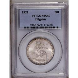 1921 50C Pilgrim MS66 PCGS. Nice coin. 1921[50C] Pilgrim MS66 PCGS.
