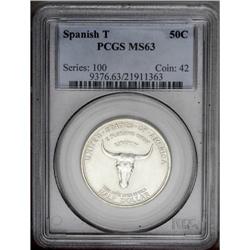 1935 50C Spanish Trail MS63 PCGS. Only minimally marke 1935[50C] Spanish Trail MS63 PCGS.