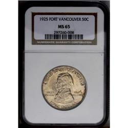 1925 50C Vancouver MS65 NGC. Lustrous surfaces are bat 1925[50C] Vancouver MS65 NGC.