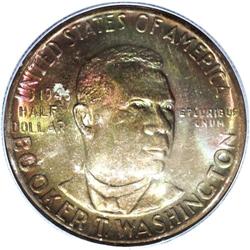 1946-S 50C Booker T. Washington MS67 PCGS. This Superb 1946-S[50C] Booker T. Washington MS67 PCGS.