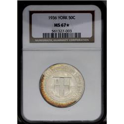1936 50C York MS67 NGC. Well struck and nearly immacul 1936[50C] York MS67 NGC.