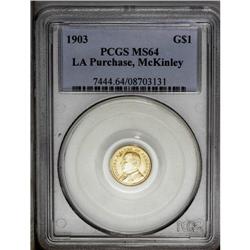 1903 G$1 Louisiana Purchase/McKinley MS64 PCGS. Well s 1903[G$1] Louisiana Purchase/McKinley MS64 PC