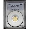 Image 3 : 1904 G$1 Lewis and Clark MS64 PCGS. Flashy luster and 1904[G$1] Lewis and Clark MS64 PCGS.