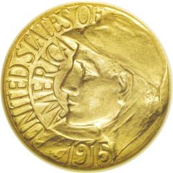 1915-S G$1 Panama-Pacific Gold Dollar MS65 NGC. An ori 1915-S[G$1] Panama-Pacific Gold Dollar MS65 N