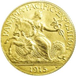 1915-S $2 1/2 Panama-Pacific Quarter Eagle MS62 ANACS. 1915-S[$2 1/2] Panama-Pacific Quarter Eagle M