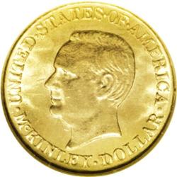 1917 G$1 McKinley MS64 NGC. A frosty and bright coin t 1917[G$1] McKinley MS64 NGC.