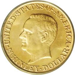 1917 G$1 McKinley MS65 PCGS. An especially appealing e 1917[G$1] McKinley MS65 PCGS.