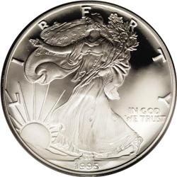 1995-W S$1 Silver Eagle PR69 Deep Cameo PCGS. Essentia 1995-W[img border='0' src='http://www.heritag