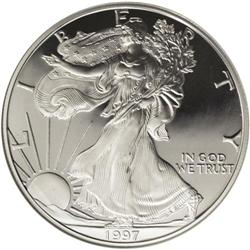 1997-P S$1 Silver Eagle PR70 Ultra Cameo NGC. Outstand 1997-P[img border='0' src='http://www.heritag